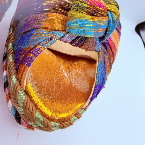 Christian Louboutin Madcarina Vibrant Multicolor Wedges - Picture 10 of 16